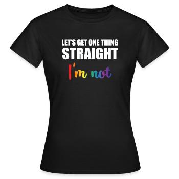 Gay - Gay - Gay Pride - Gift - Pride - Women's T-Shirt - black - Front - AI Model Female 172 dark (172cm)