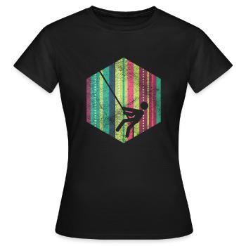 grimper grimpeur cadeau bouldering bouldering - T-shirt Femme - noir - Devant - AI Model Female 172 dark (172cm)