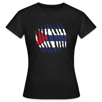 Griffe griffe origine indigène Cuba png - T-shirt Femme - noir - Devant - AI Model Female 172 dark (172cm)