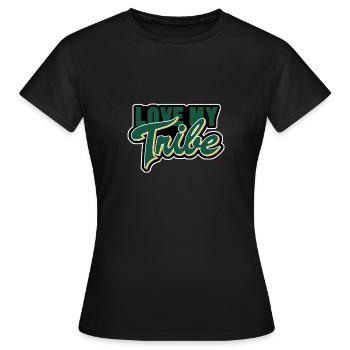aimer ma tribu - T-shirt Femme - noir - Devant - AI Model Female 172 dark (172cm)