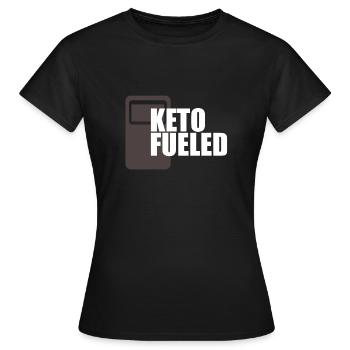 CETO alimentée - T-shirt Femme - noir - Devant - AI Model Female 172 dark (172cm)