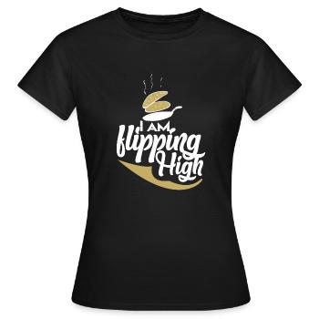 Crêpes crêpes crêpes - T-shirt Femme - noir - Devant - AI Model Female 172 dark (172cm)