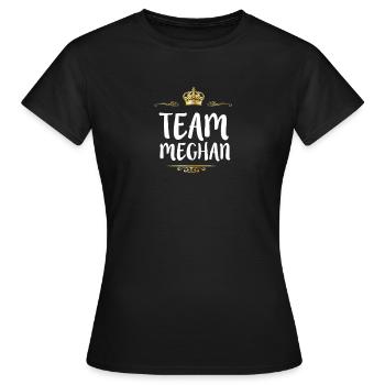 Mariage de mariage royal cadeau Harry et Meghan - T-shirt Femme - noir - Devant - AI Model Female 172 dark (172cm)