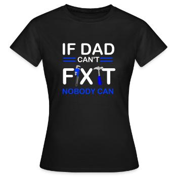 Vatertag Geschenk Vater Vaterschaft - Frauen T-Shirt - Schwarz - Vorne - AI Model Female 172 dark (172cm)