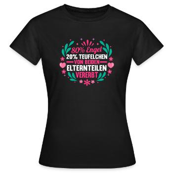Daughters Daughter - Women's T-Shirt - black - Front - AI Model Female 172 dark (172cm)
