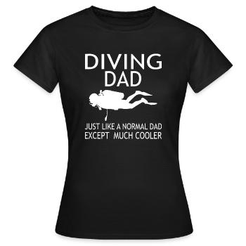 Diving Dive Dive - Women's T-Shirt - black - Front - AI Model Female 172 dark (172cm)