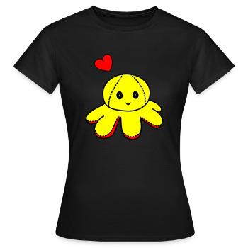 Octopus v2 - Women's T-Shirt - black - Front - AI Model Female 172 dark (172cm)