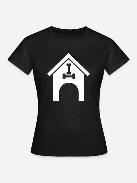 DOG CAT PET - Frauen T-Shirt - Schwarz