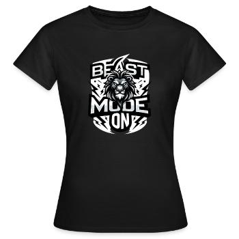 Bête féroce - T-shirt Femme - noir - Devant - AI Model Female 172 dark (172cm)