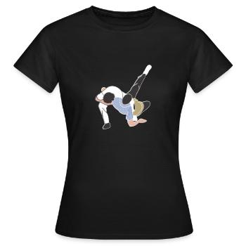 Schwinger Trick - Frauen T-Shirt - Schwarz - Vorne - AI Model Female 172 dark (172cm)