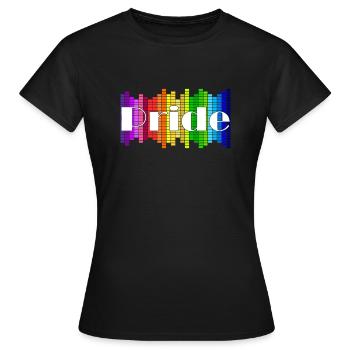 Fierté - T-shirt Femme - noir - Devant - AI Model Female 172 dark (172cm)