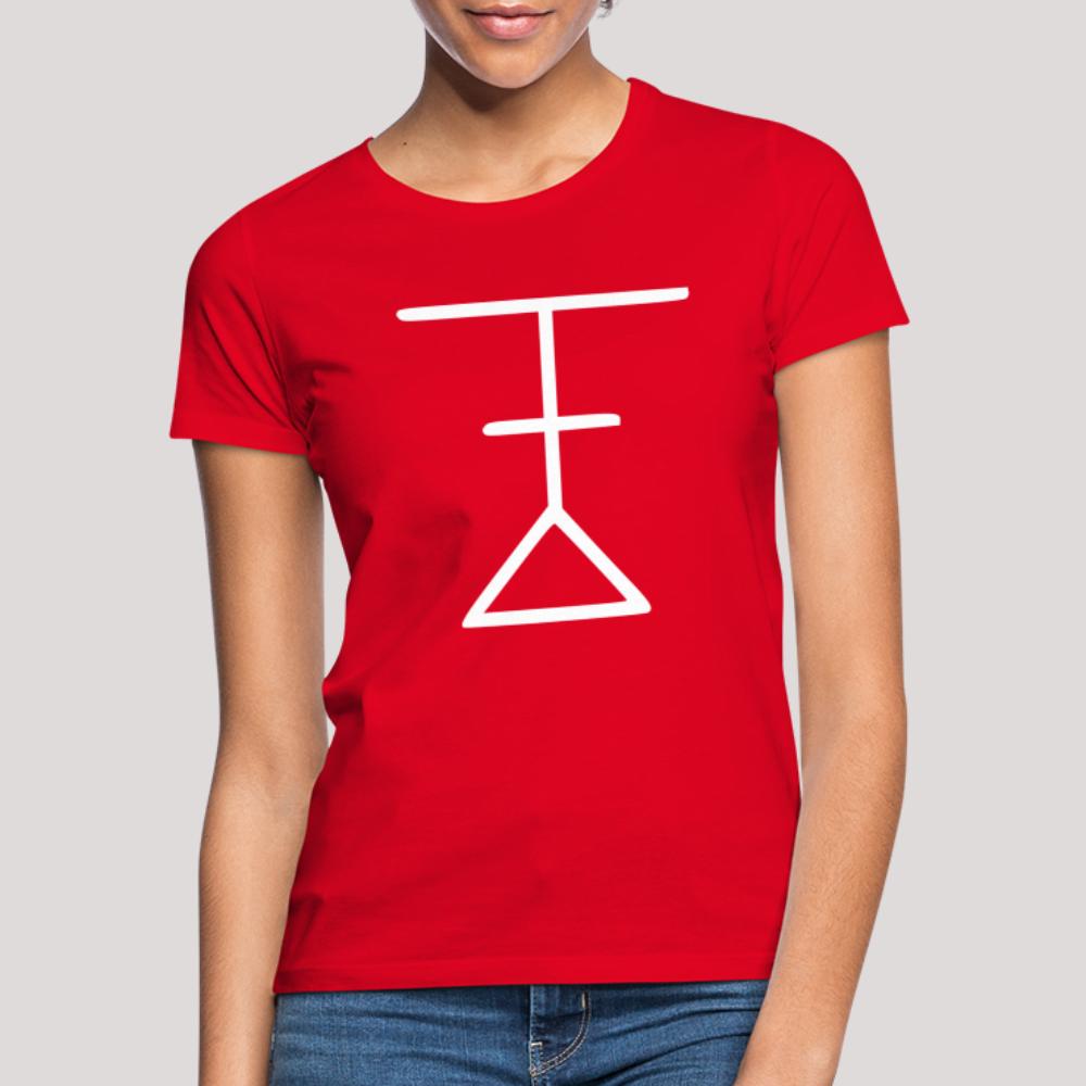 Ynglist Rune Weiß - Frauen T-Shirt Rot