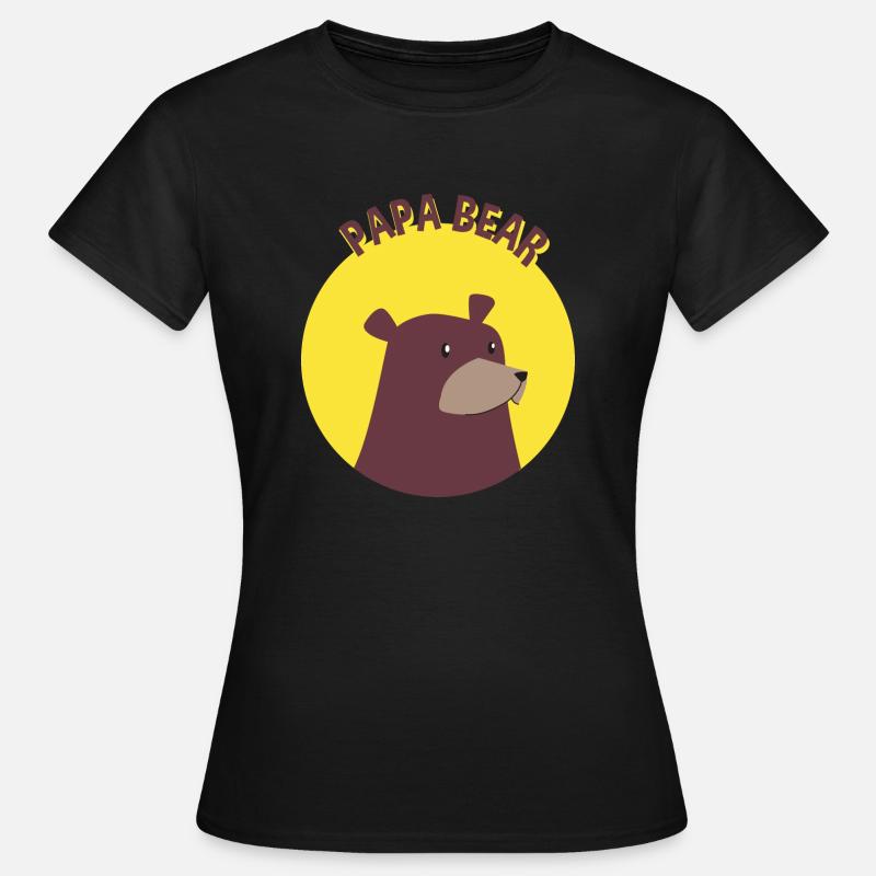 Papa Bear - Women's T-Shirt - black