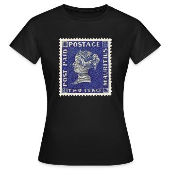 Blaue Mauritius - Frauen T-Shirt - Schwarz - Vorne - AI Model Female 172 dark (172cm)