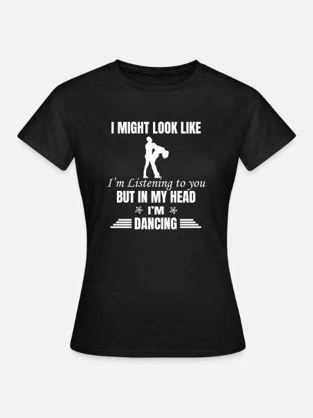 Dancing Dance Music - Frauen T-Shirt - Schwarz