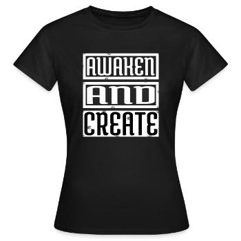 bday illumination personnelle dictons drôles - T-shirt Femme - noir - Devant - AI Model Female 172 dark (172cm)