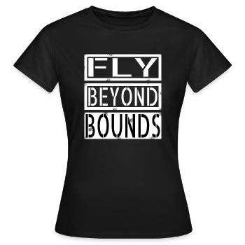 present birthday present imaginative minds - Women's T-Shirt - black - Front - AI Model Female 172 dark (172cm)