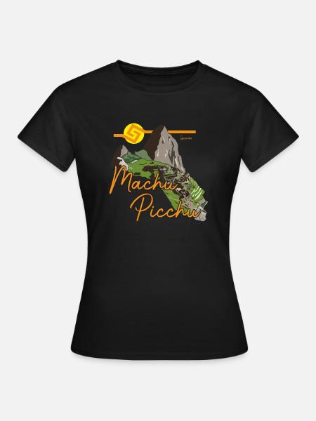 Machu Picchu-Cuzco Peru - Frauen T-Shirt - Schwarz