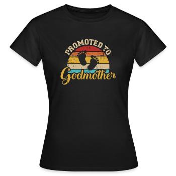 Godmother - Women's T-Shirt - black - Front - AI Model Female 172 dark (172cm)