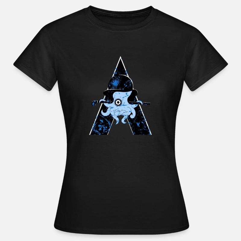 A Clockwork Octopus - Women's T-Shirt - black