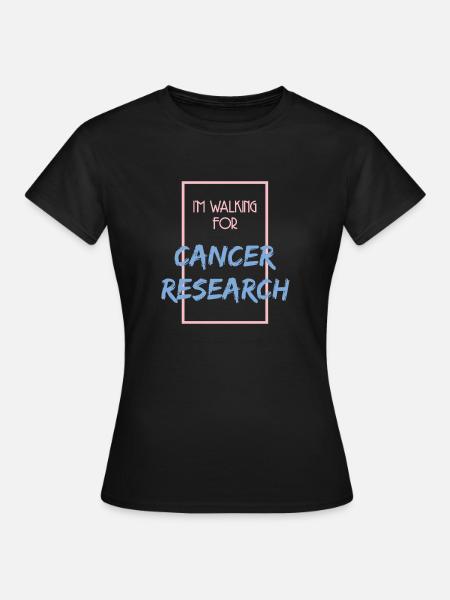 CANCER RESEARCH - Women's T-Shirt - black