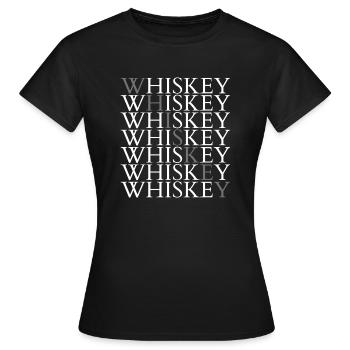 Whiskey- Whiskey Fans - Frauen T-Shirt - Schwarz - Vorne - AI Model Female 172 dark (172cm)