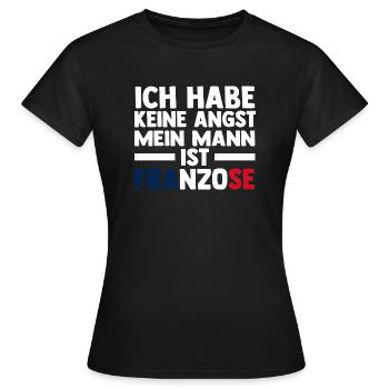 Franzosen Französisch Frankreich - Frauen T-Shirt - Schwarz - Vorne - AI Model Female 172 dark (172cm)