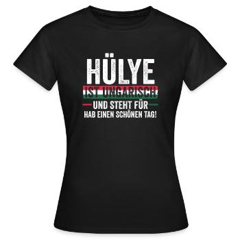 Ungar Ungarisch Ungarn - Frauen T-Shirt - Schwarz - Vorne - AI Model Female 172 dark (172cm)