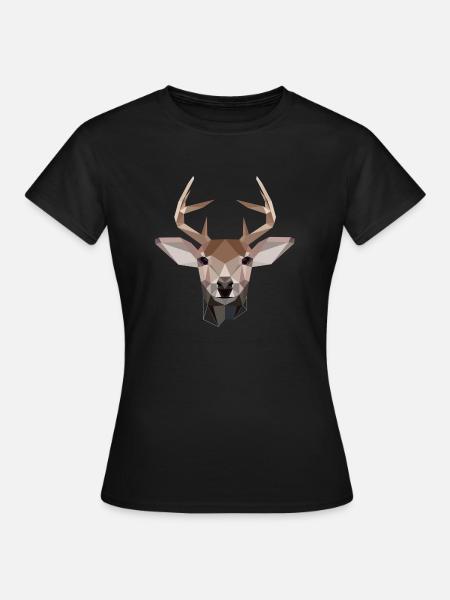 Deer - Frauen T-Shirt - Schwarz