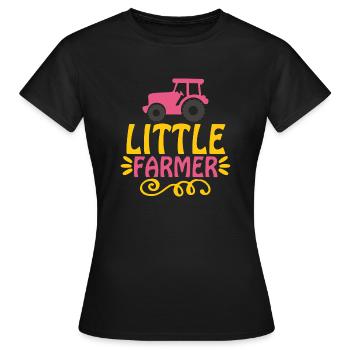 Petit fermier - T-shirt Femme - noir - Devant - AI Model Female 172 dark (172cm)