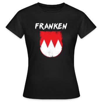 Armoiries cadeau français dialecte Français Design - T-shirt Femme - noir - Devant - AI Model Female 172 dark (172cm)