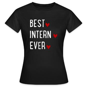 meilleur stagiaire - T-shirt Femme - noir - Devant - AI Model Female 172 dark (172cm)