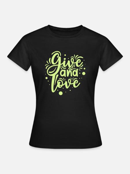 Freundlichkeit Statement Vorbild Geschenk - Frauen T-Shirt - Schwarz