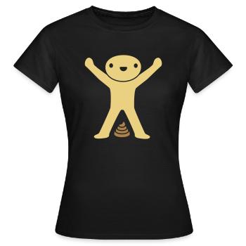 Bunch made happy child - Women's T-Shirt - black - Front - AI Model Female 172 dark (172cm)