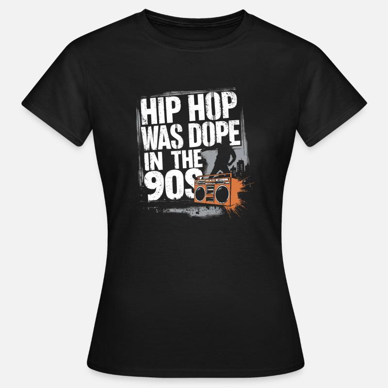 Pure nostalgia – 90s hip-hop classics - Women's T-Shirt - black