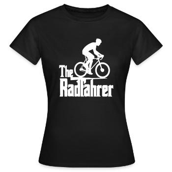 Radfahrer Radfahren lustig - Frauen T-Shirt - Schwarz - Vorne - AI Model Female 172 dark (172cm)