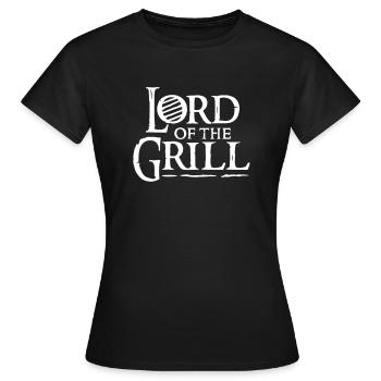 LORD OF THE GRILL - Frauen T-Shirt - Schwarz - Vorne - AI Model Female 172 dark (172cm)