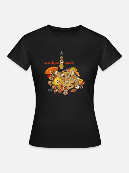 Peanuts! - Frauen T-Shirt - Schwarz
