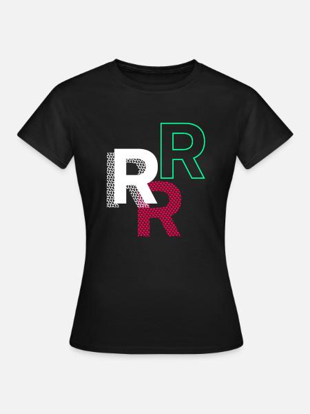 R - Frauen T-Shirt - Schwarz