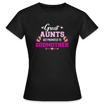 Godmother - Women's T-Shirt - black - Front - AI Model Female 172 dark (172cm)
