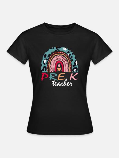 Boho Pre-K Squad Geschenk - Frauen T-Shirt - Schwarz
