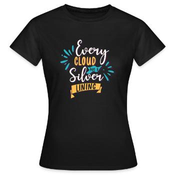 Das Licht am Ende des Tunnels sehen - Frauen T-Shirt - Schwarz - Vorne - AI Model Female 172 dark (172cm)