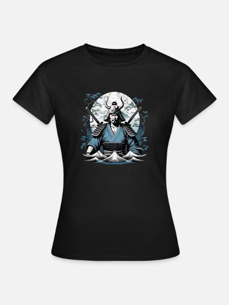 guerrier samourai - japon - T-shirt Femme - noir