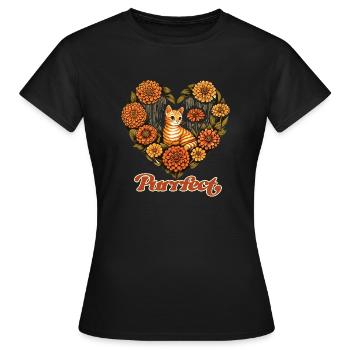 Parfait - T-shirt Femme - noir - Devant - AI Model Female 172 dark (172cm)