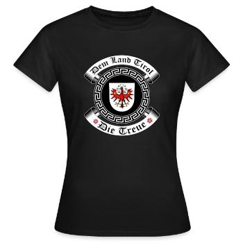 Dem Land Tirol die Treue - Frauen T-Shirt - Schwarz - Vorne - AI Model Female 172 dark (172cm)