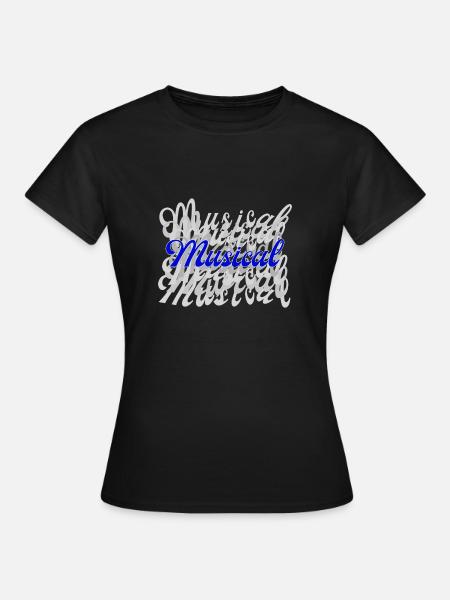 Musical - Frauen T-Shirt - Schwarz