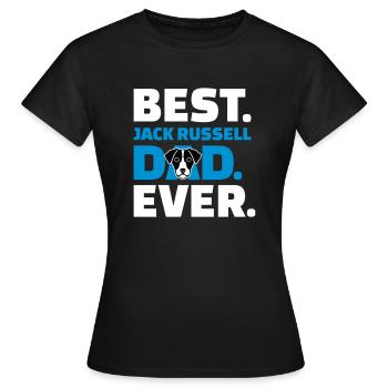 Jack Russell - T-shirt Femme - noir - Devant - AI Model Female 172 dark (172cm)