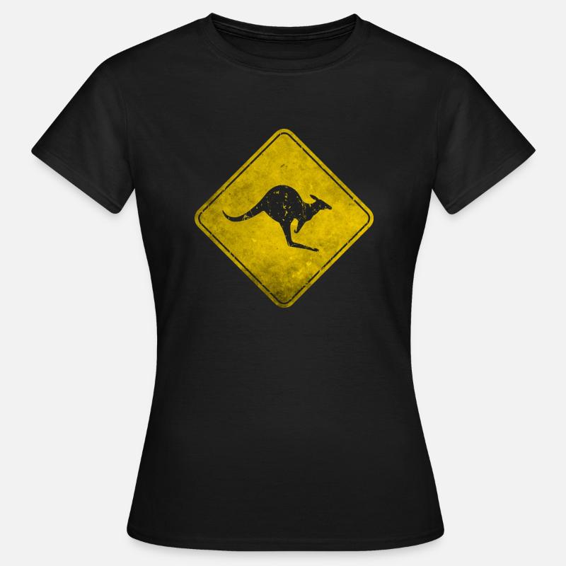 kangaroo - T-shirt Femme - noir