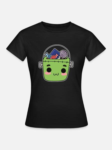 Süßes oder Saures Süßigkeiten - Frauen T-Shirt - Schwarz