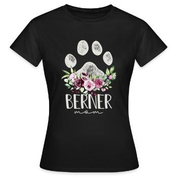 Maman bouvier bernoise - T-shirt Femme - noir - Devant - AI Model Female 172 dark (172cm)